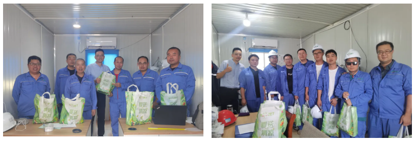 关怀一线 致敬匠心 | EBpay开展项目现场夏日“送清凉”慰问活动 关怀一线 致敬匠心 | EBpay开展项目现场夏日“送清凉”慰问活动